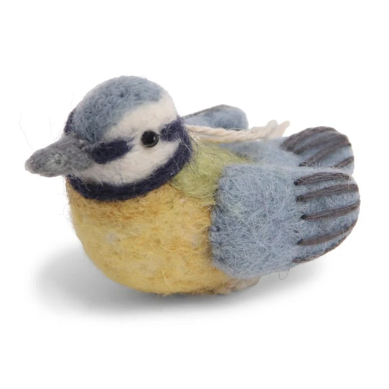 Colgante Pajarito Azul - Verde - Ocre Gry&Sif
