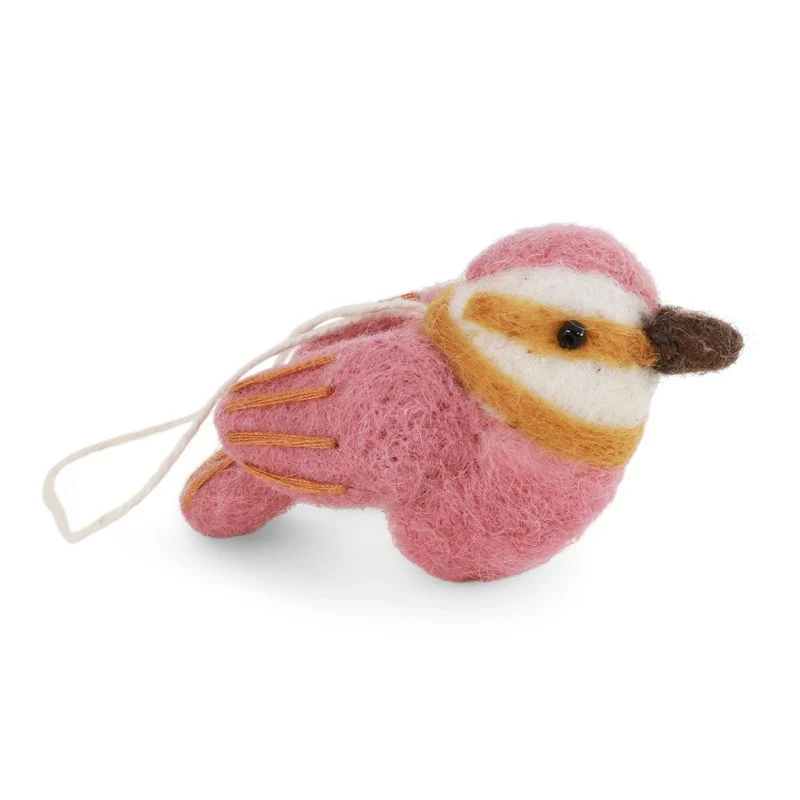 Colgante Pájaro Spinus Rosa Gry&Sif