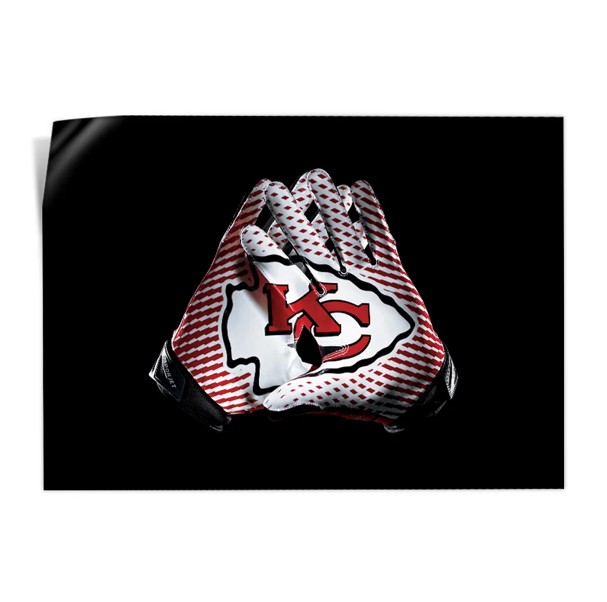Guantes Kansas City Chiefs Poster