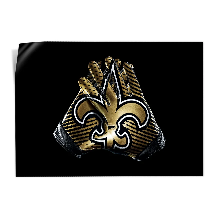 Guantes New Orleans Saints Poster