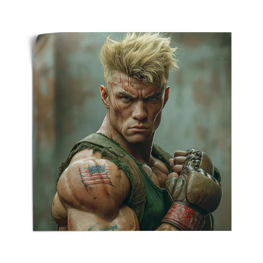 Guile Street Fighter Poster