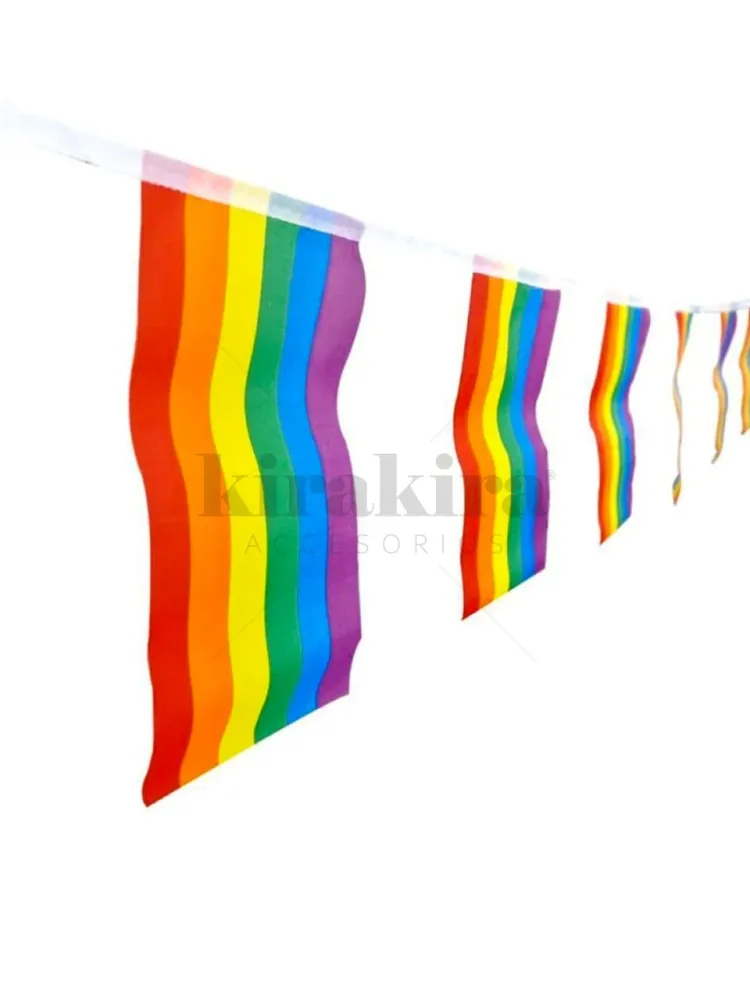 Guirnalda Bandera Diversidad Arcoiris 3 Metros 1 Unidad