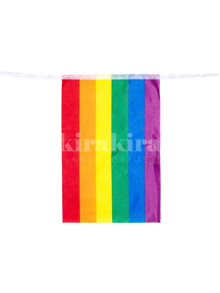 Guirnalda Bandera Diversidad Arcoiris 3 Metros 1 Unidad