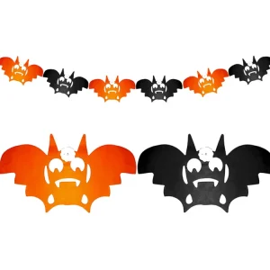 Guirnalda Halloween Murcielago 2 Metros 1 Unidad