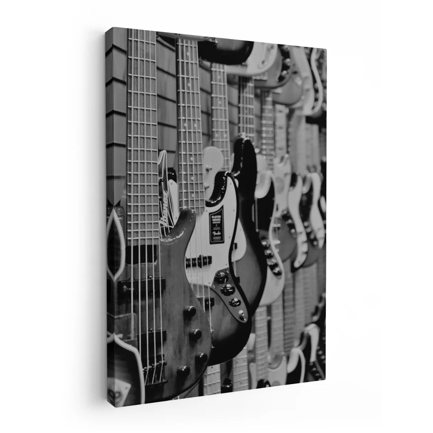 Guitarras Y Bajos Poster