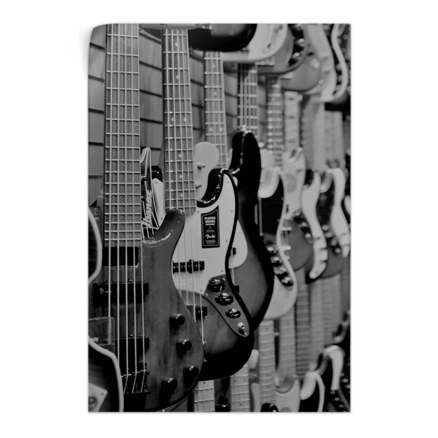 Guitarras Y Bajos Poster