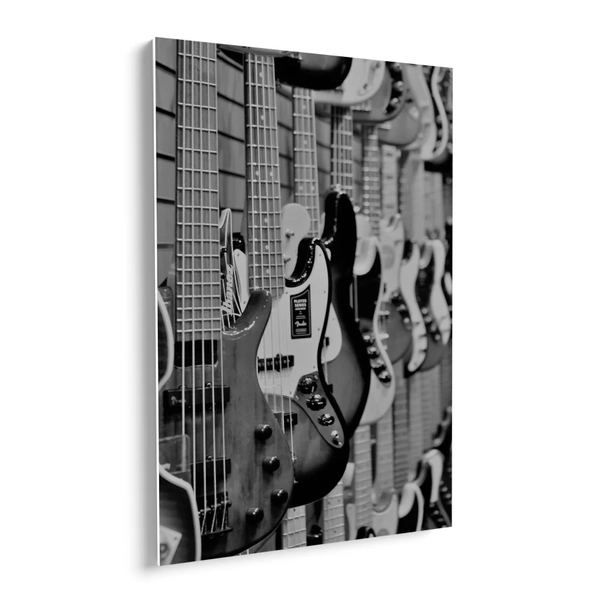 Guitarras Y Bajos Poster