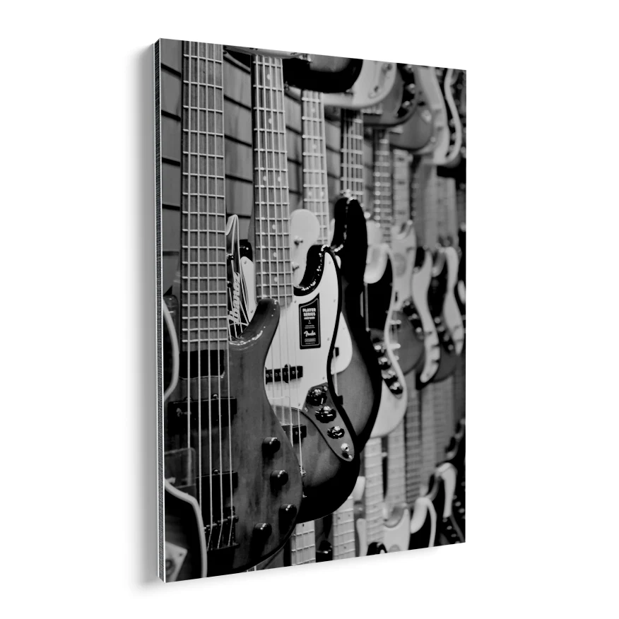 Guitarras Y Bajos Poster