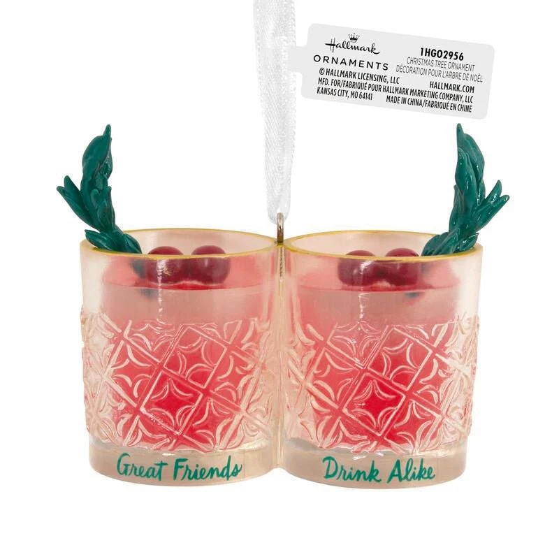 Hallmark Ornamentos Resin Frnd Drink