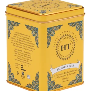 Lata 20 pirámides Yellow and Blue Harney and Sons