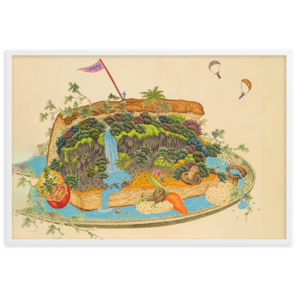 delicioso paisaje 7 - cartel Haru. K