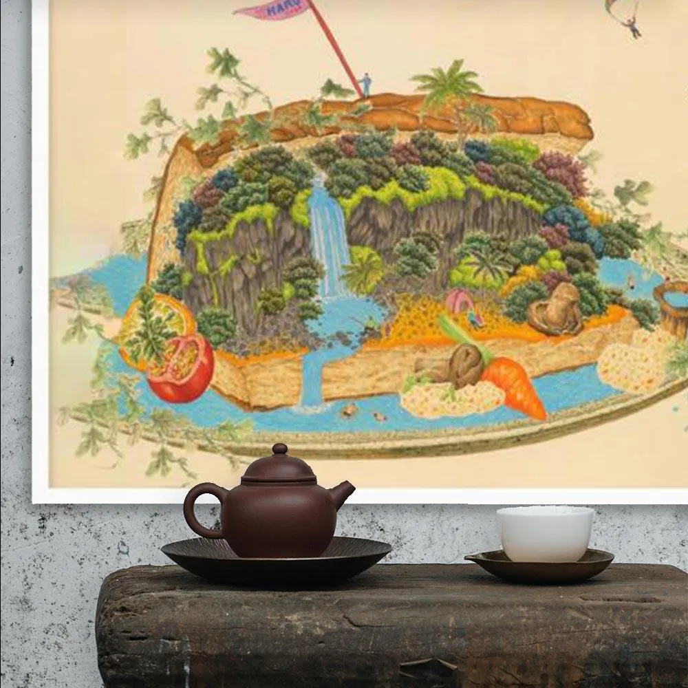 delicioso paisaje 7 - cartel Haru. K