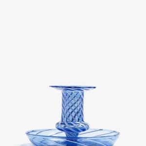 candelabro flare blue stripe HAY