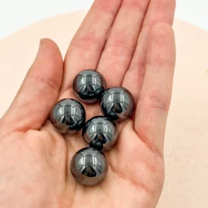 Hematite Esferas Pequeñas | Fuerza de voluntad - Enraizamiento