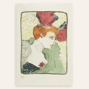 Busto de Mademoiselle Lender por Henri de Toulouse-Lautrec, 1895 - Póster