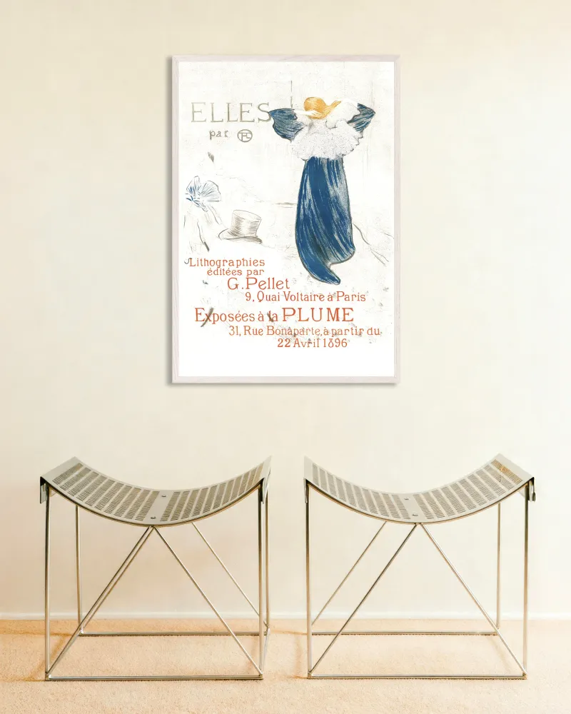 Elles (Frontispicio) (1896) de Henri de Toulouse-Lautrec Pósters