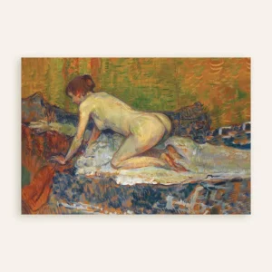 Póster de Desnudo Pelirrojo Agazapado de Henri de Toulouse-Lautrec