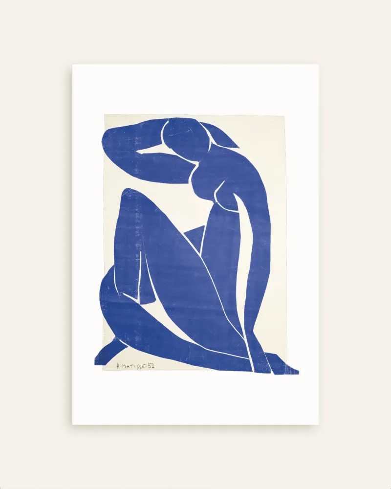 Blue Nude II (1952) de Henri Matisse - Póster