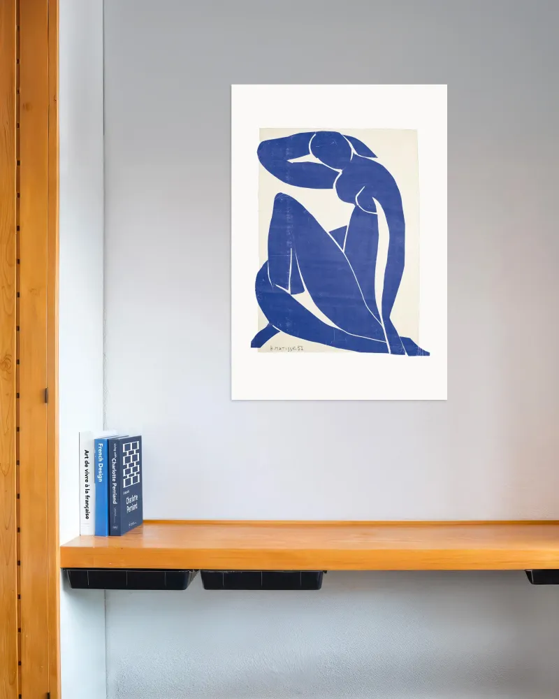Blue Nude II (1952) de Henri Matisse - Póster