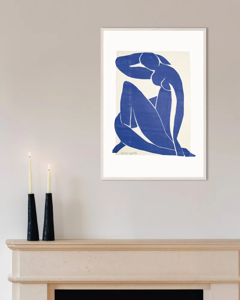 Blue Nude II (1952) de Henri Matisse - Póster