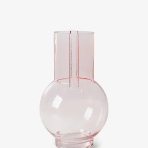 Jarrón vidrio sundae pink HKLIVING