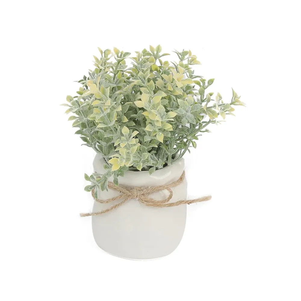 Arreglo Planta Decorativa Artificial Flores Amarillas HomeWell