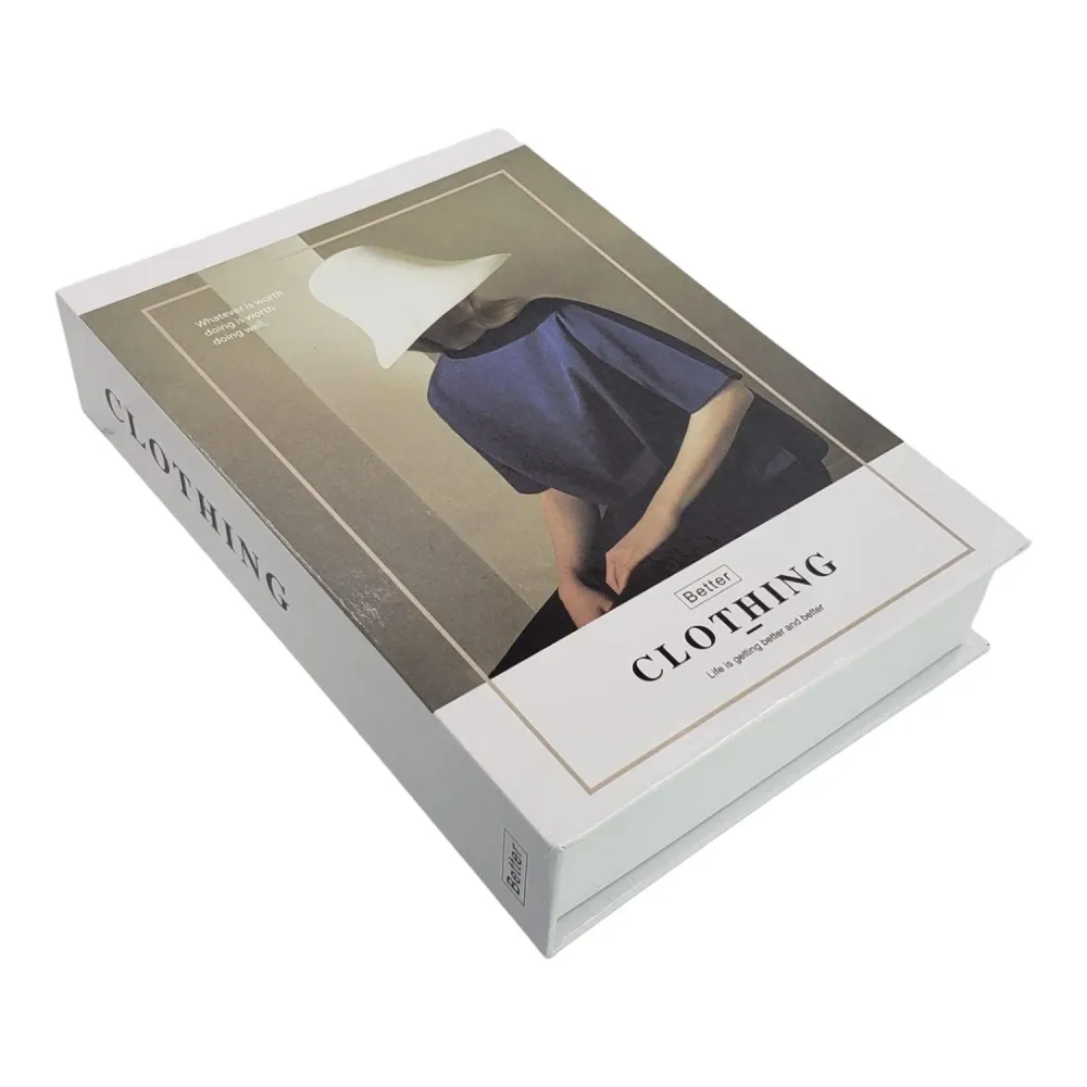 Caja Diseño Libro Clothing 27*17*4.5cm HomeWell
