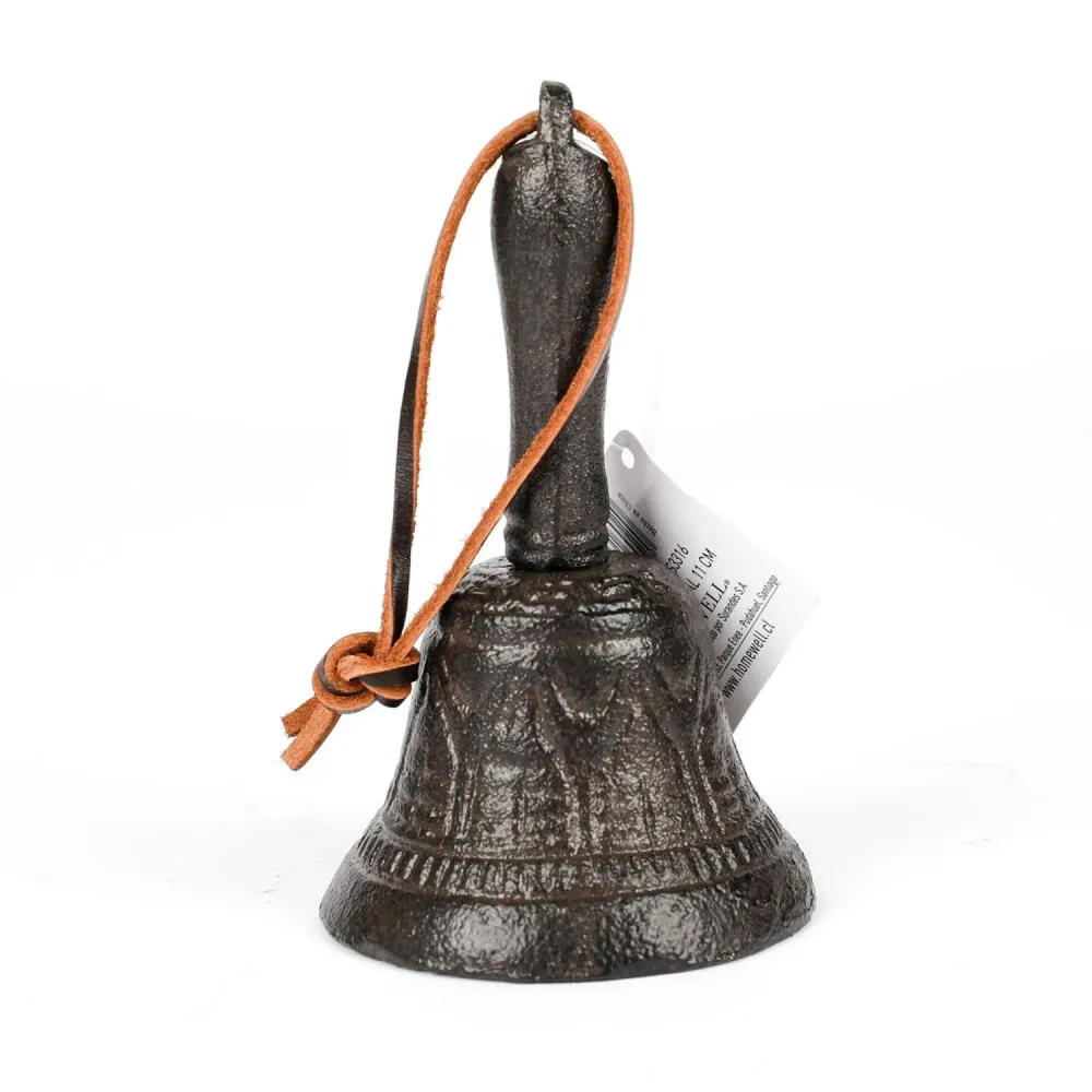 Campana de Mano Metal Fierro 11cm HomeWell