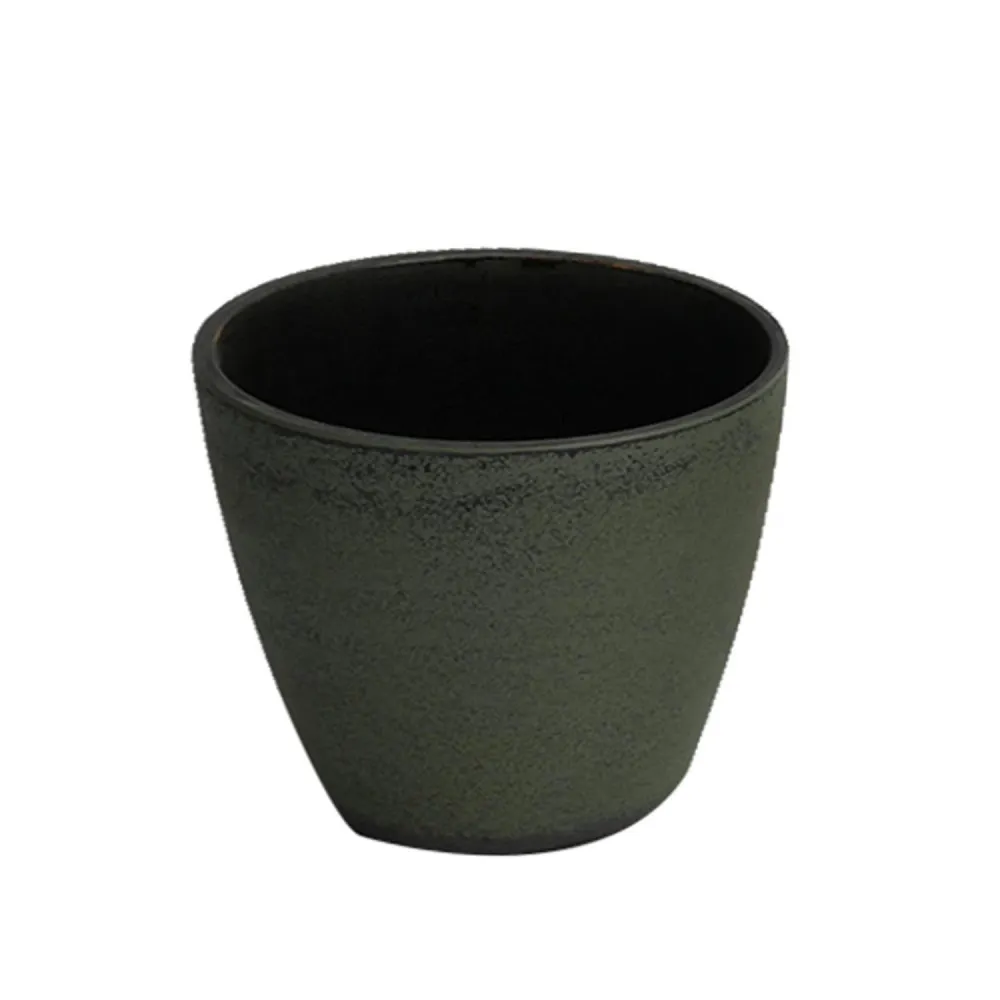Macetero Plástico Verde Musgo 9.5x8.5cm HomeWell