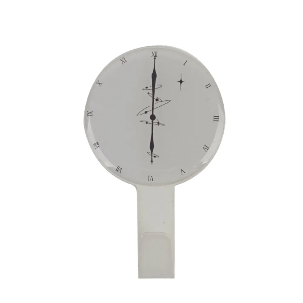 Perchero Sticker Diseño Reloj Blanco 13x8x3cm HomeWell
