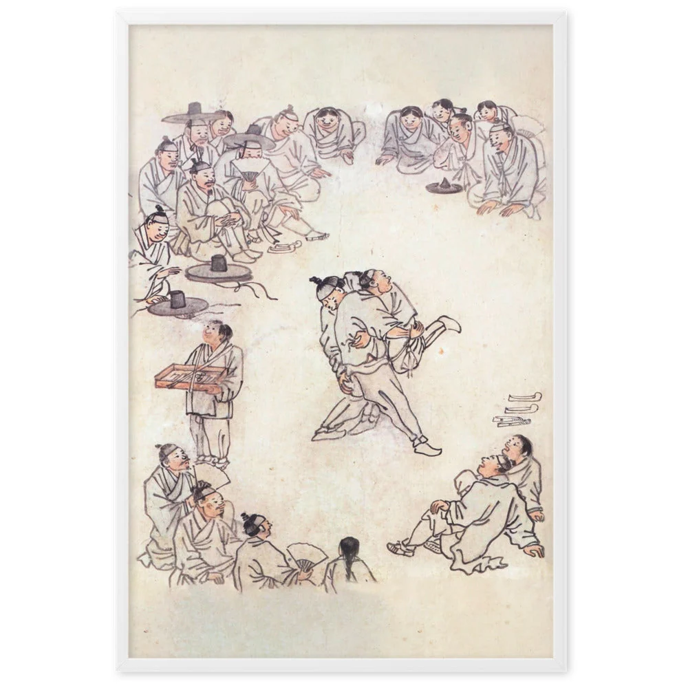 Ssireum-do, Kim Hong-do - Póster Hong-do Kim