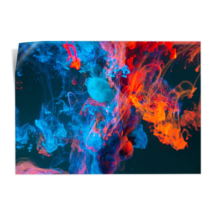 Humo Multicolor Poster