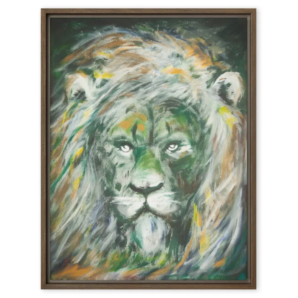 Lienzo - León Verde, Hyoun Wook Song