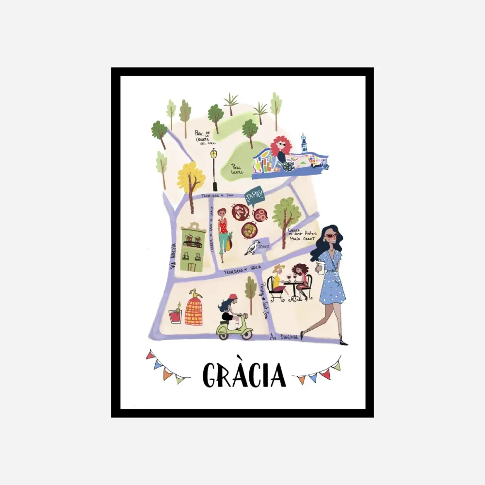 Gracia Art Print A4 Idmary Hernandez