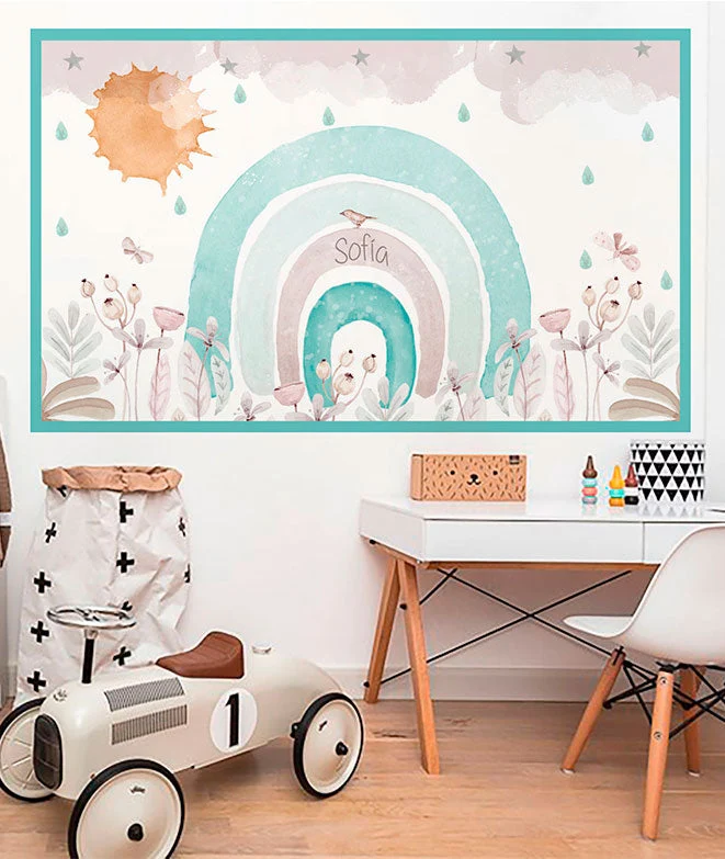 ARCOÍRIS MINT Póster autoadhesivo Il Mondo di Alex