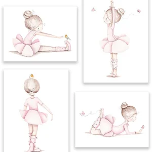 BAILARINAS DANCE Pack de cuadros infantiles Il Mondo di Alex