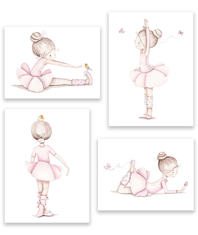 BAILARINAS DANCE Pack de cuadros infantiles Il Mondo di Alex
