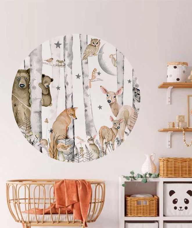 BOSQUE Ventana mágica de vinilo Il Mondo di Alex