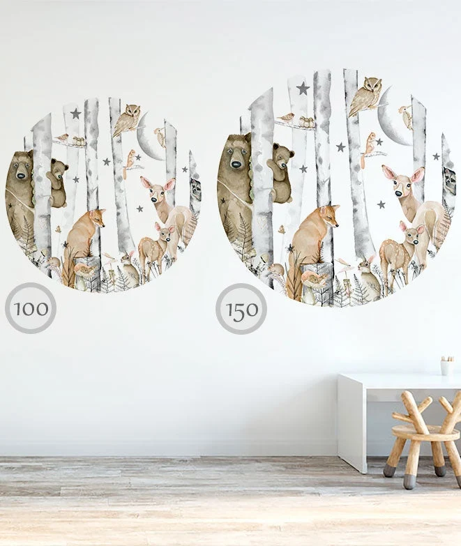 BOSQUE Ventana mágica de vinilo Il Mondo di Alex