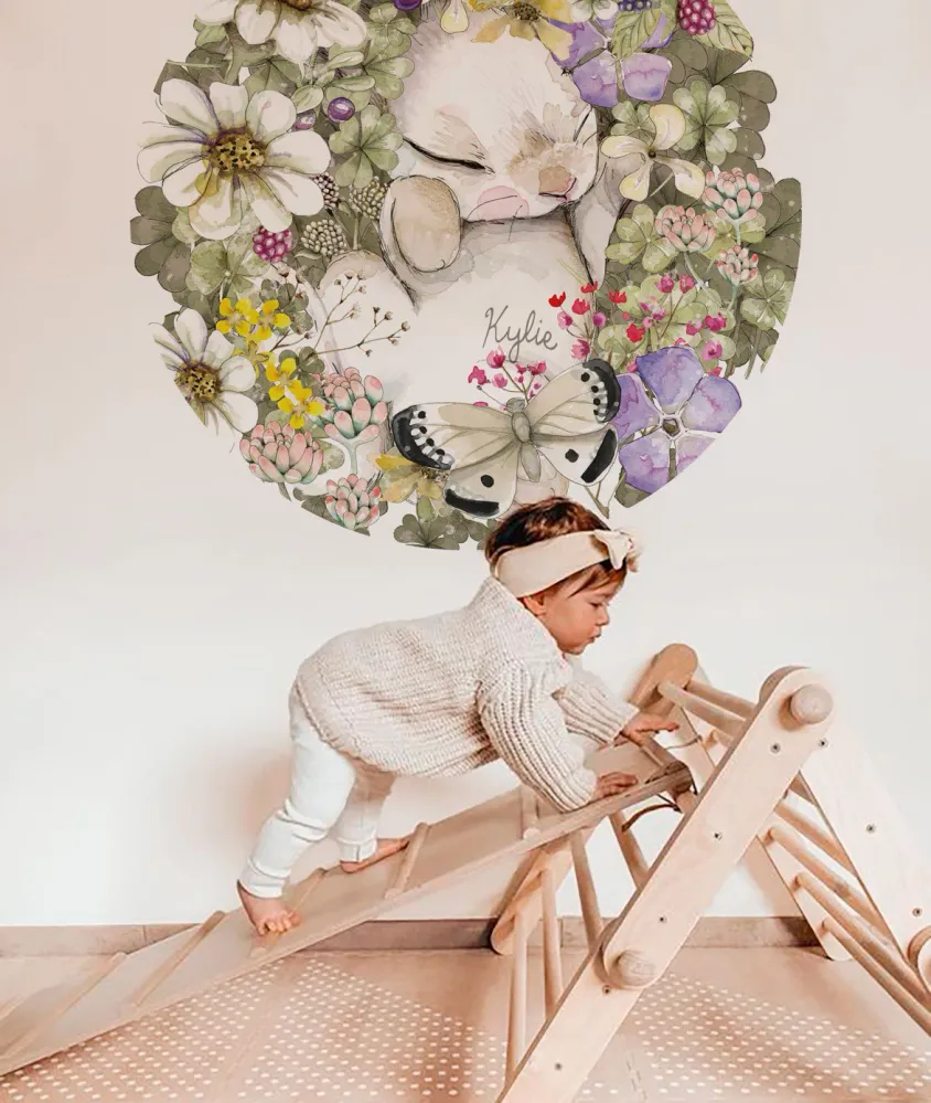 CONEJITO FLORES Ventana mágica infantil Il Mondo di Alex