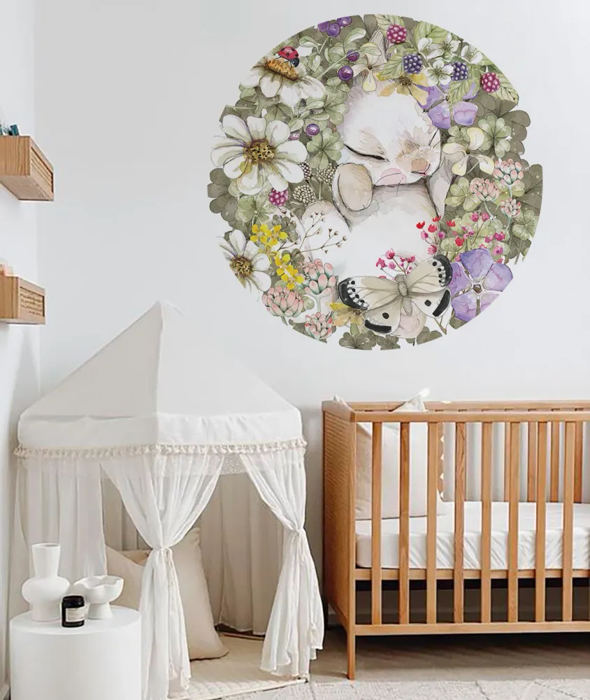 CONEJITO FLORES Ventana mágica infantil Il Mondo di Alex