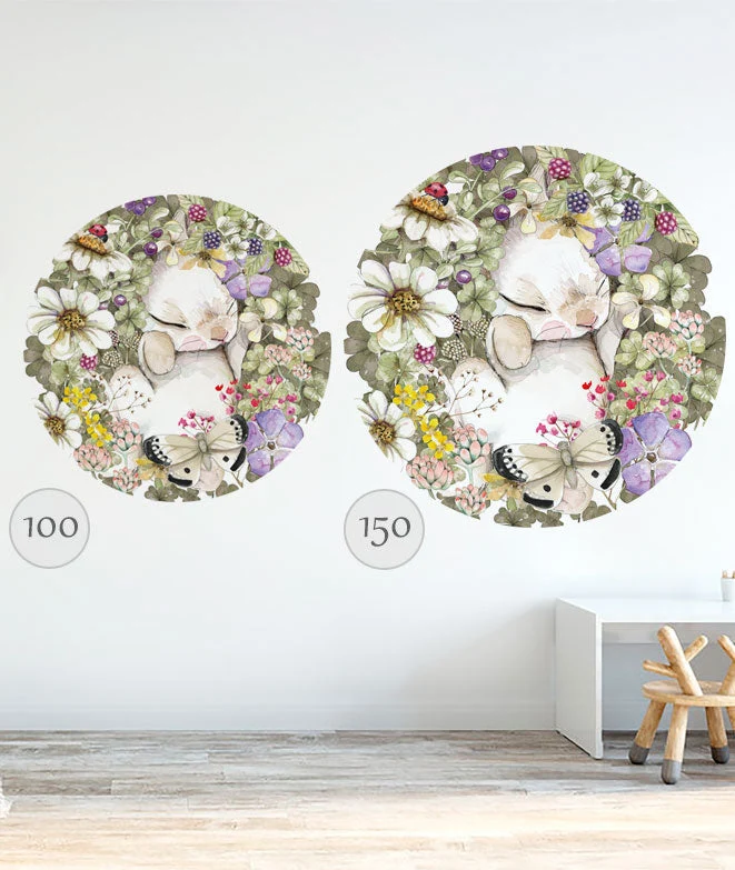 CONEJITO FLORES Ventana mágica infantil Il Mondo di Alex