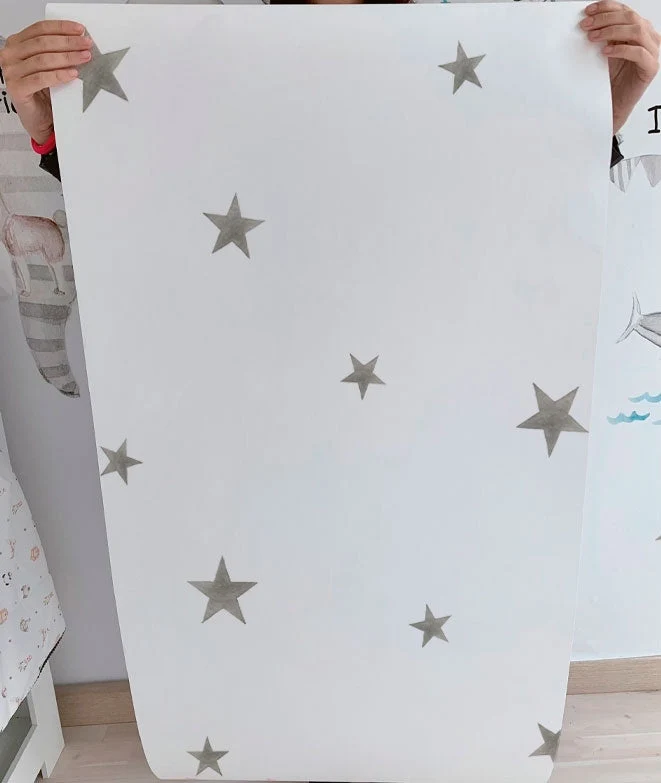ESTRELLAS SURCANDO EL CIELO Papel pintado infantil Il Mondo di Alex