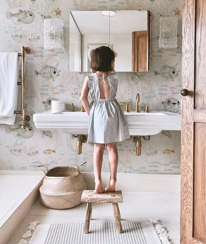 FONDO MARINO I Papel pintado infantil Il Mondo di Alex