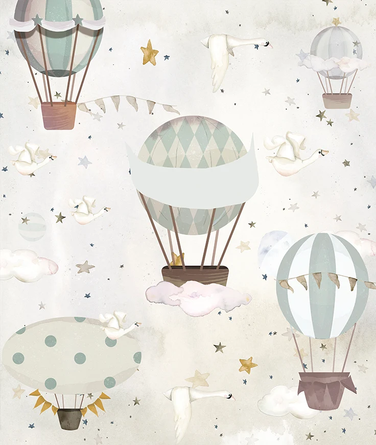 GLOBOS AROUND WORLD III Mural de papel pintado Il Mondo di Alex