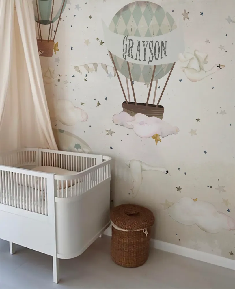 GLOBOS AROUND WORLD III Mural de papel pintado Il Mondo di Alex