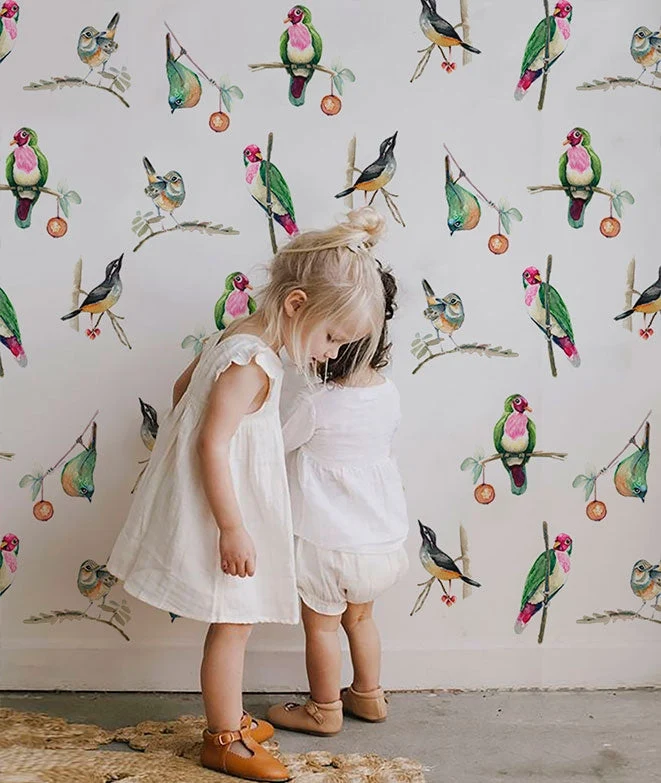 JARDÍN II Papel pintado infantil Il Mondo di Alex
