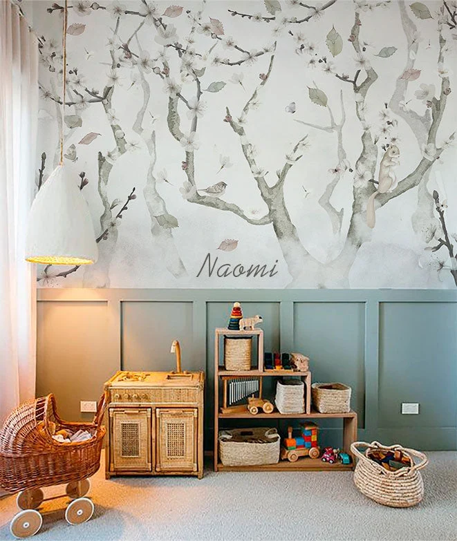 ÁRBOLES ALMENDRO III Mural de papel pintado Il Mondo di Alex