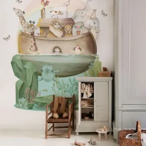 Vinilo pared XXL Arca de Noé Il Mondo di Alex
