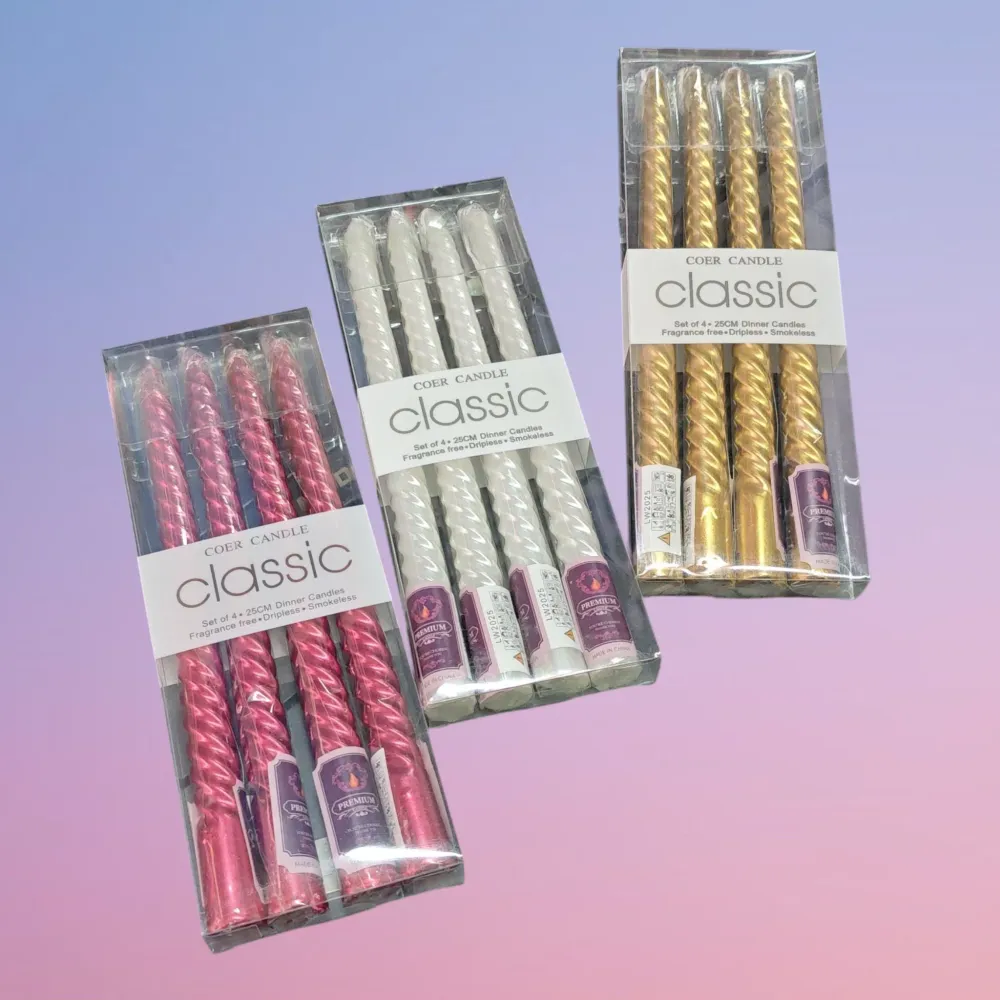 SET CANDELA CLASSIC 4PCS LW2025-4B Importacion Luna